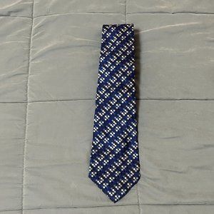 Turnbull & Asser 100% Silk Vintage Blue Tie